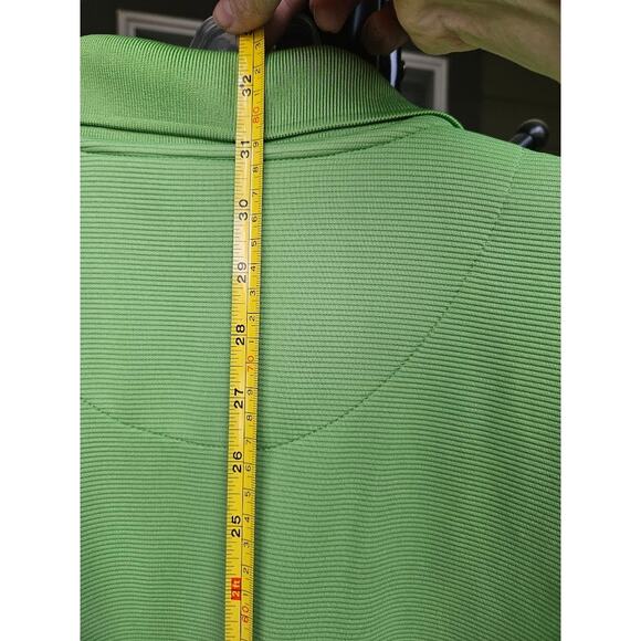 Golf GrandSlam XXL Button 100% Polyester Knit Polo Bright Intense Green - Picture 6 of 7